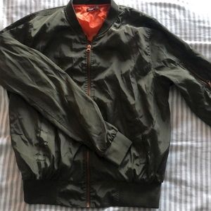 love culture army green jacket